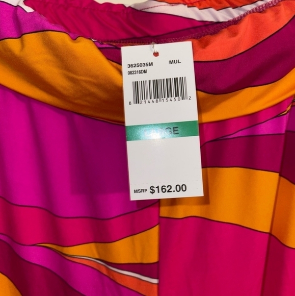 TRINA TURK Vivid Vista Pant Size XL Wide Leg Swimsuit Cover Up Great stretch - Picture 8 of 9